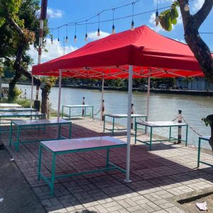 Nhà Bạt Di Động 3M x 6M Màu Đỏ
