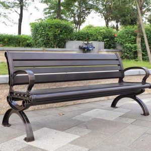 Ghế công viên nan nhôm cao cấp có tựa GVC-HP-01
